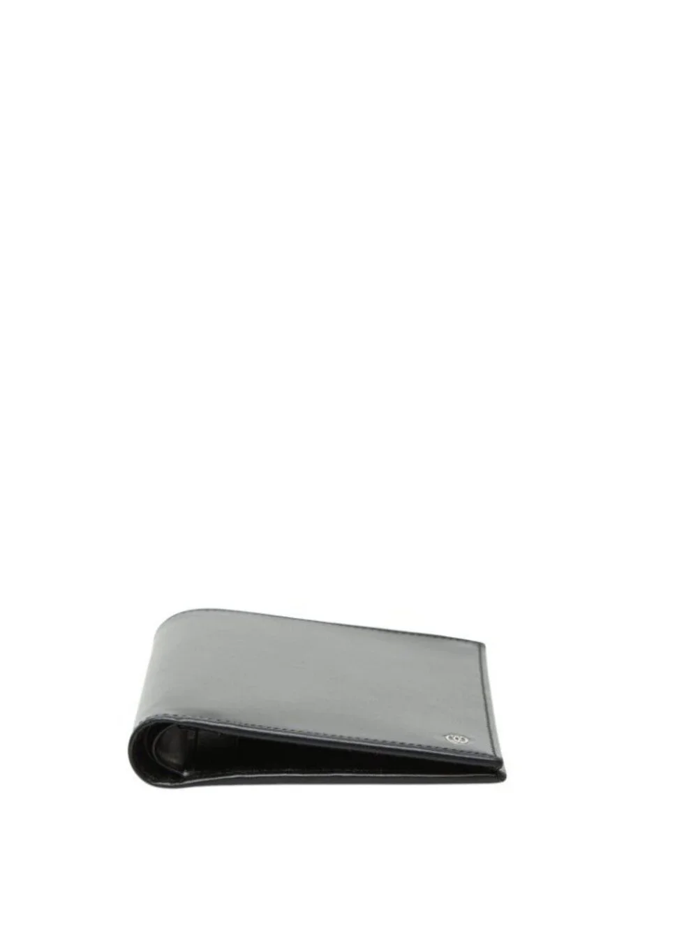 Cartier Pasha Line Bifold Wallet Black Leather